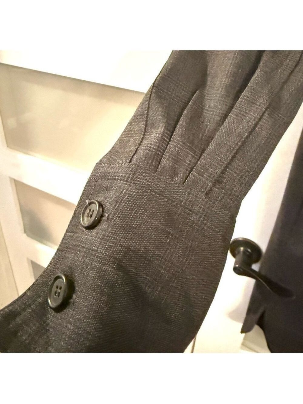 ISABEL MARANT Etoile Gray Wool Shirt Trench Coat. Size 36. Made in Lithuania - Picture 8 of 13